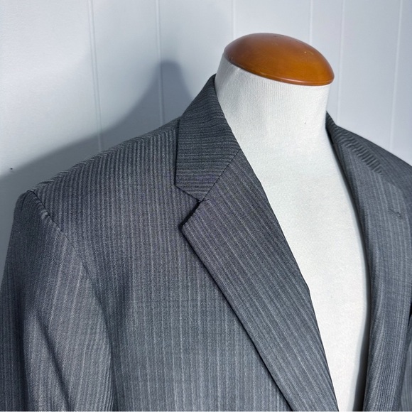 Joseph Abboud DRAGO Super 110s Herringbone Slim Fit Suit - Picture 2 of 12